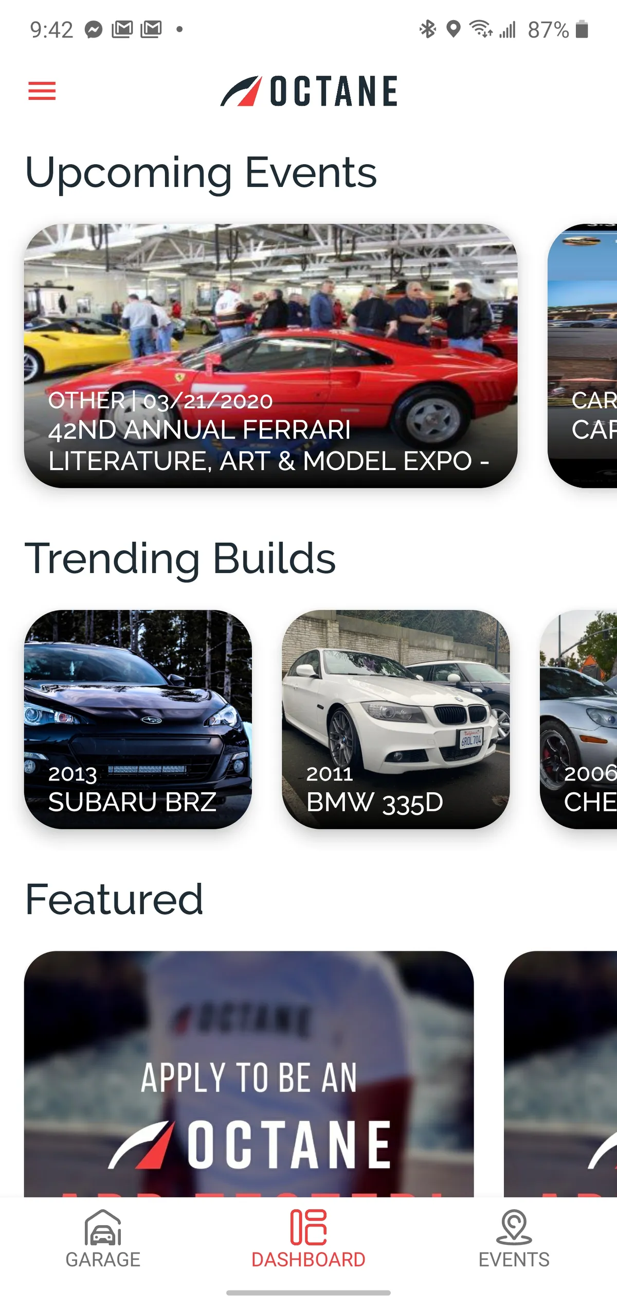 Car Shows App