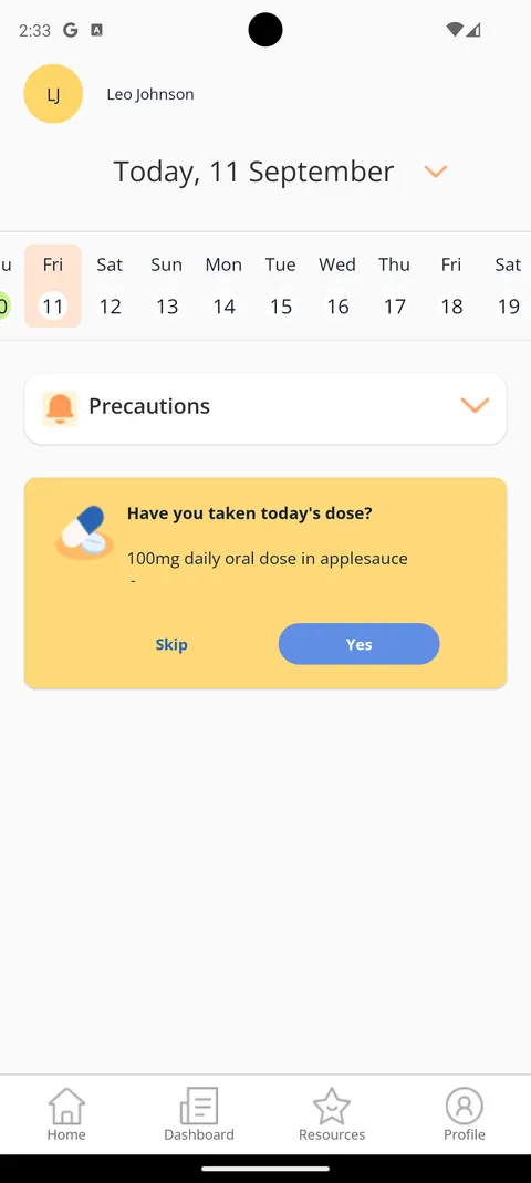 Immunotherapy Companion App